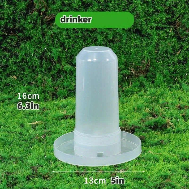 Automatic Bird Feeder & Water Dispenser – Parrots & Chickens Bird Feeder & Waterer QXL Drinker