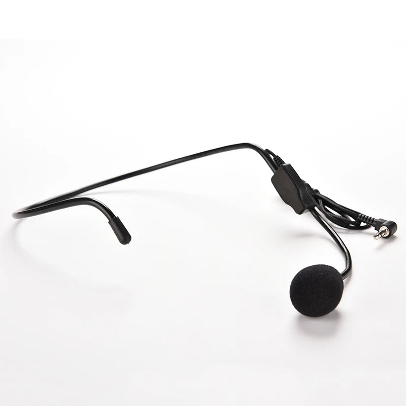 Wired Headset Mic 3.5mm Cardioid Dynamic | Voice Amplifier Headset Microphone QXL