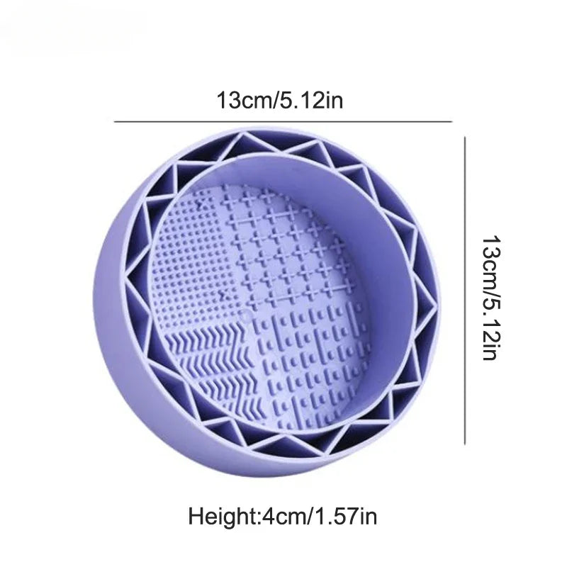 Silicone Makeup Brush Cleaner Scrubbing Pad & Cleaning Mat Brush Cleaner Pad QXL