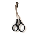 Stainless Steel Eyebrow Scissors with Comb | Brow Trimmer Eyebrow Trimmer QXL black