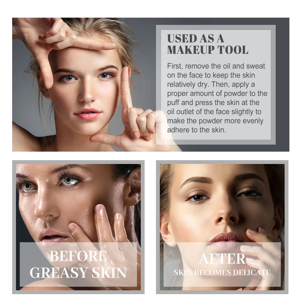 Matte Face Setting Pressed Powder – Oil Control & Long Lasting Pressed Setting Powder QXL