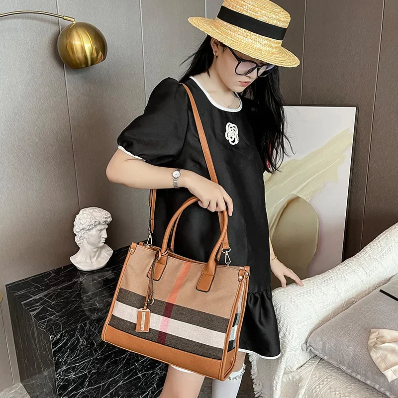 Minimalist Leather Diaper Bag | Large Crossbody Tote for Women Diaper Bag Tote QXL