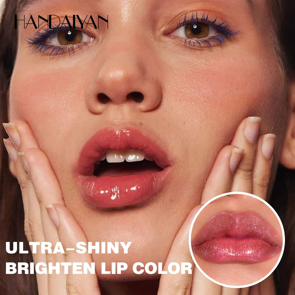 Handaiyan Hydrating Lip Glaze | Pearlescent Gloss & Lip Oil Lip Glaze Gloss QXL