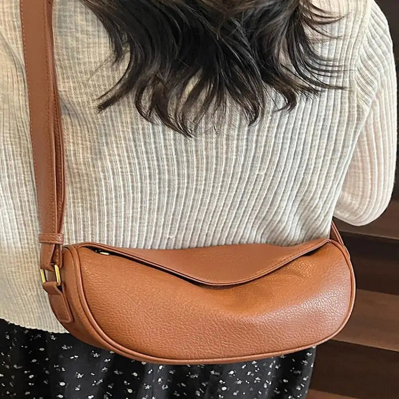 Women's Large Capacity Dumpling Tote Crossbody Shoulder Bag Crossbody Tote Bag QXL