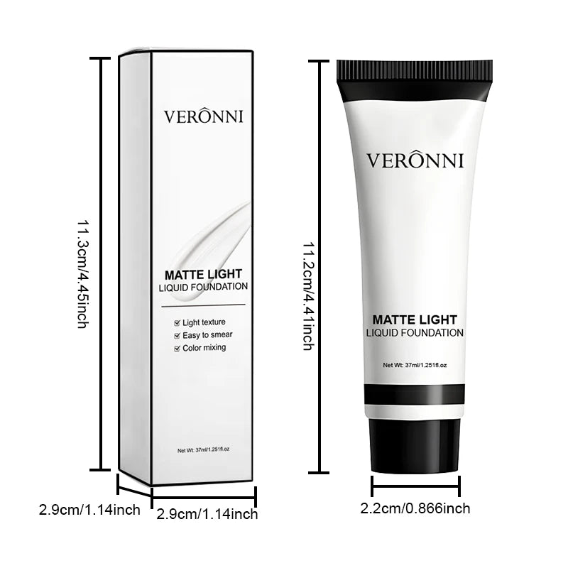 VERONNI Pure White Face Paint Foundation | Halloween Clown COS Face Paint Foundation QXL WHITE