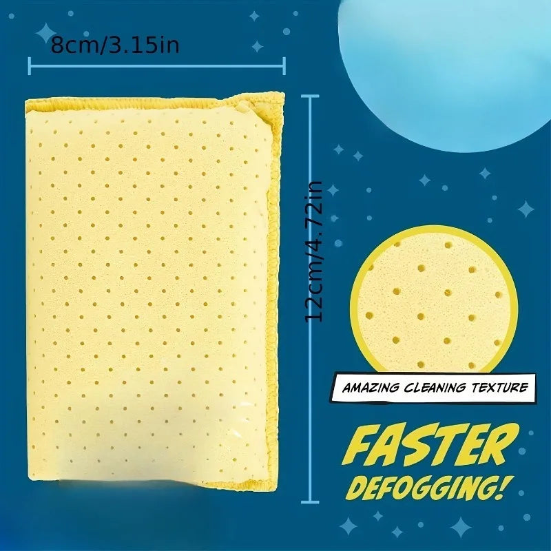 Super Absorbent Car Glass Demist Sponge Wipe Double-Sided Car Cleaning Sponge QXL