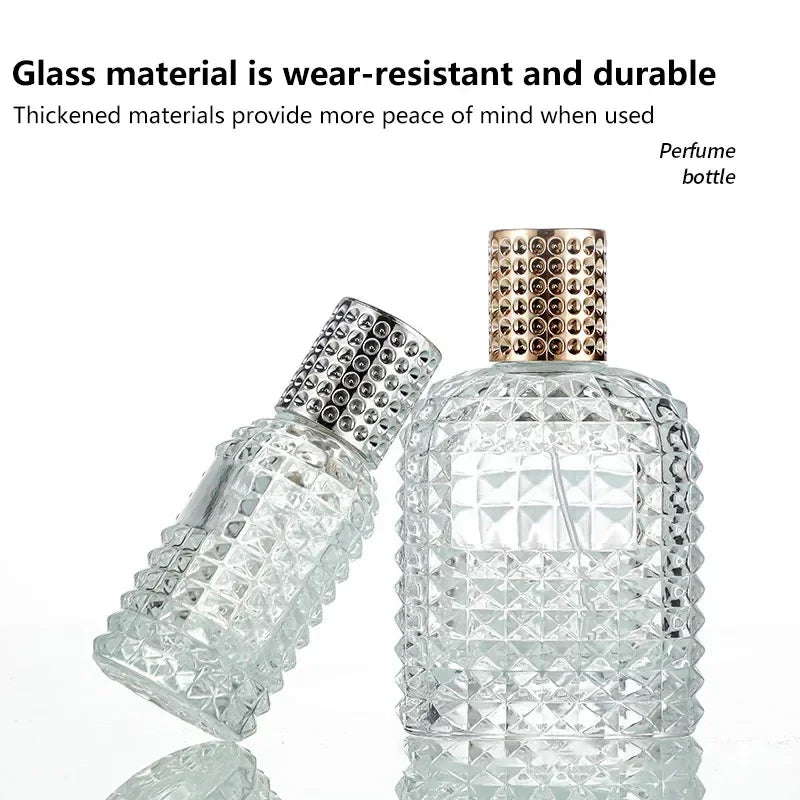 Pineapple Glass Perfume Bottle with Atomizer | 30ml & 50ml Perfume Atomizer Bottle QXL