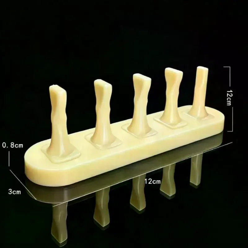Acrylic Non-Magnetic False Nail Display Stand | 5 or 10 Pack Nail Display Stand QXL