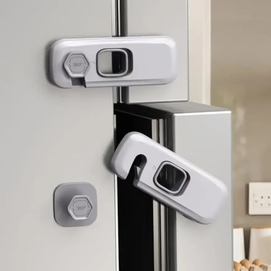 vvocci 5-Pack Baby Safety Locks – Cabinet, Drawer & Fridge Baby Safety Lock QXL