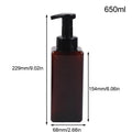 Foam Pump Soap Dispenser Bottle 250/450/650ml Reusable Foam Soap Dispenser QXL 650ml Brown