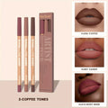 3-Pack Nude Matte Lip Liner Set | Waterproof Lip Pencil Lip Liner Set QXL 2
