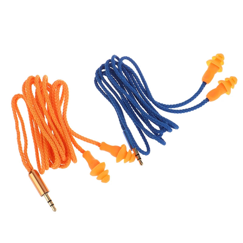 CE-Certified Industrial Noise Reduction Earplugs – Corded Industrial Earplugs QXL