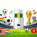 Country Flag Face & Body Paint Stick | Football Fan Cheering Face & Body Paint QXL E