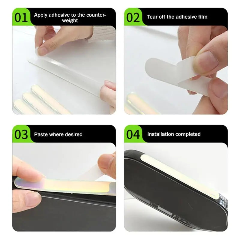 Pickleball Paddle Weight Tape 4-Pack | PVC, Universal Fit Paddle Weight Tape QXL