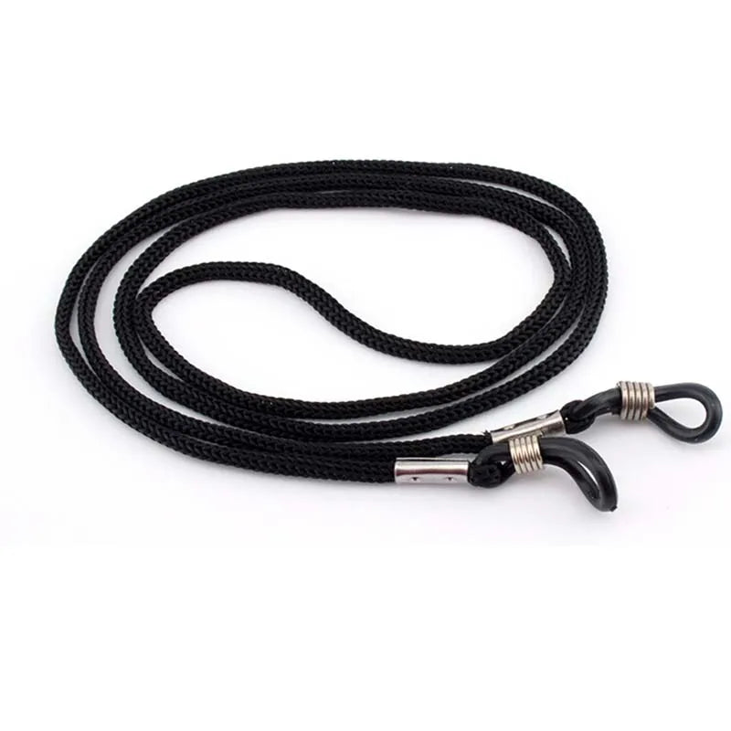 12-Pack Black Nylon Eyeglass Neck Cord Strap | Sunglass Holder Eyeglass Neck Cord QXL
