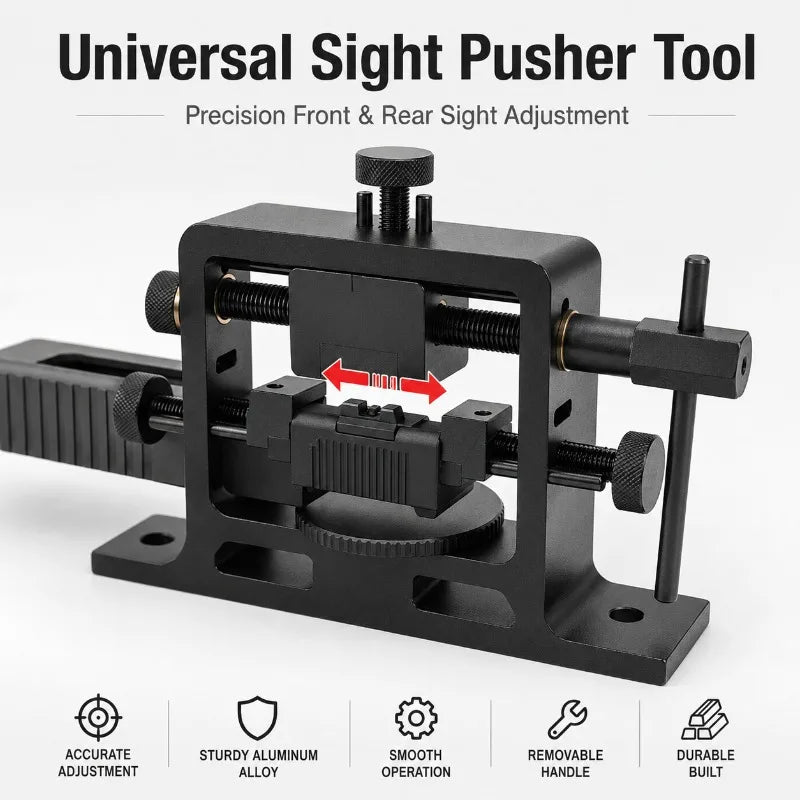 Universal Sight Pusher Tool – Aluminum Alloy Front & Rear Clamp Sight Pusher Tool QXL