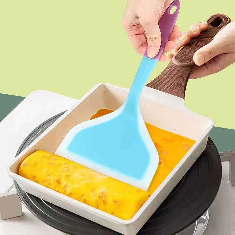 Silicone Spatula Wide Pancake Turner & Egg Flipper Silicone Spatula QXL
