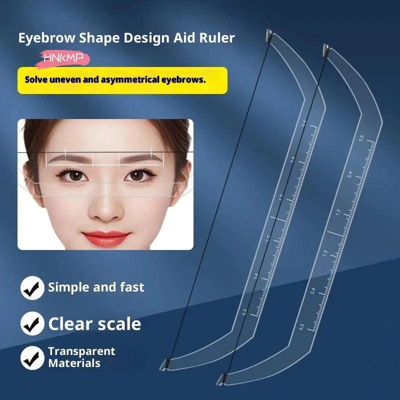 Microblading Eyebrow Mapping Ruler | Bow & Arrow Symmetry Tool Eyebrow Mapping Ruler QXL