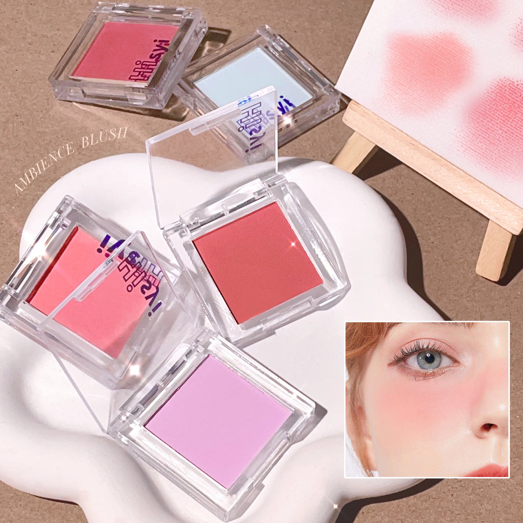 HISYI Matte Blush Powder | Brightening Long-Lasting Colour Powder Blush QXL