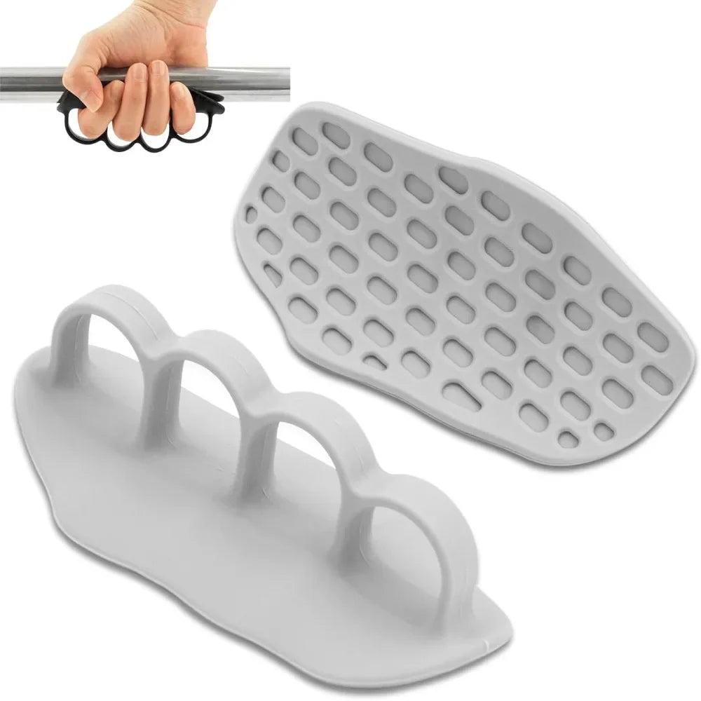 Anti-Slip Silicone Grip Strengthener | Portable Finger Trainer Grip Strengthener QXL Grey