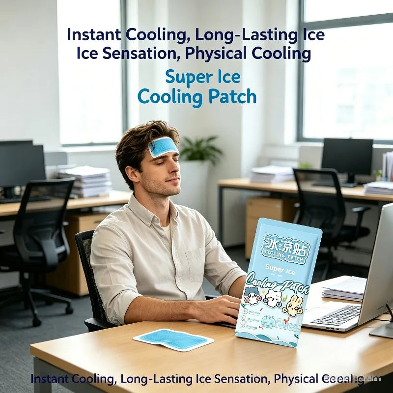 Cooling Gel Patches – Instant Ice Pads for Kids & Adults Cooling Gel Patch QXL