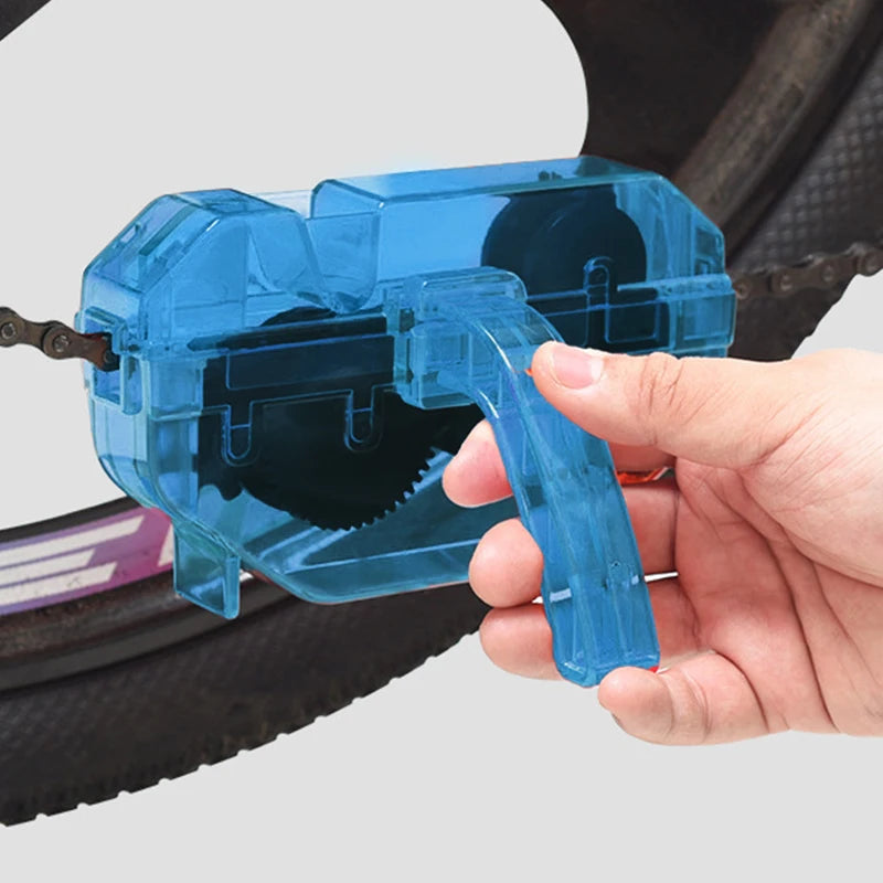 Portable Bicycle Chain Cleaner Kit | Bike Scrubber Brush Tool Bike Chain Cleaner QXL