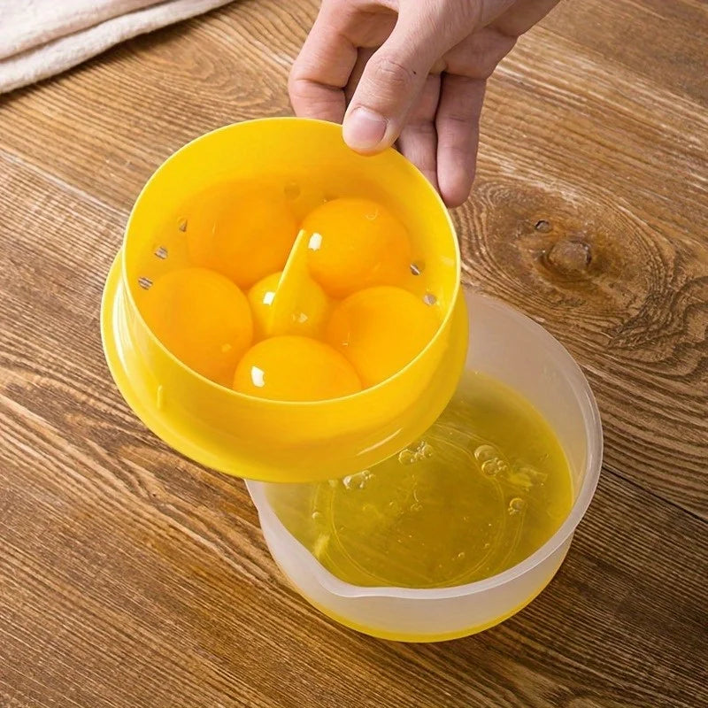 Egg White Separator & Yolk Divider with Storage Box Egg Separator Tool QXL
