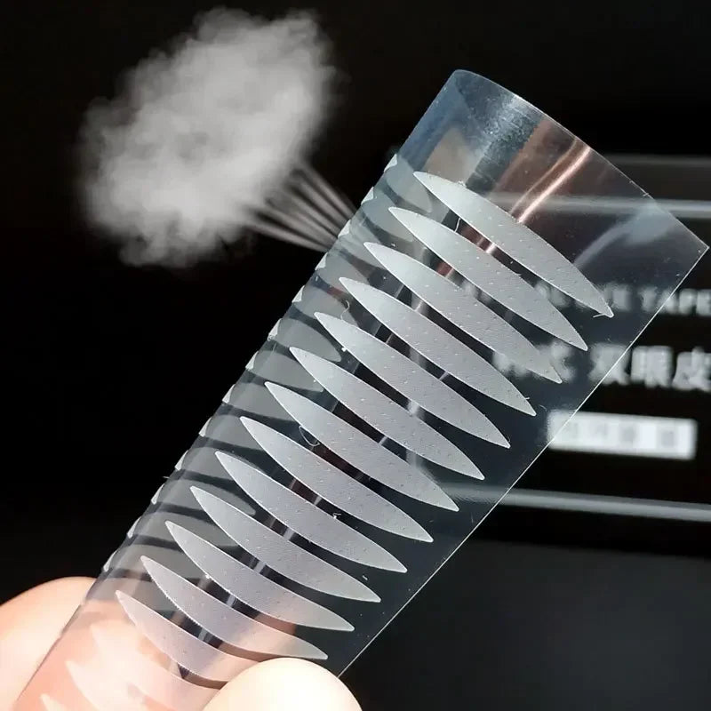 10-Sheet Double Eyelid Tape Stickers | Clear Lace Fold Eyelid Tape Stickers QXL 10 sheets olive 400p