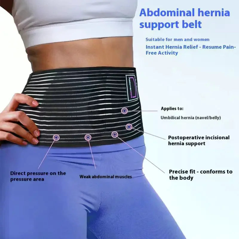 Abdominal Hernia Support Belt with Pad | Men & Women Brace Abdominal Support Belt QXL