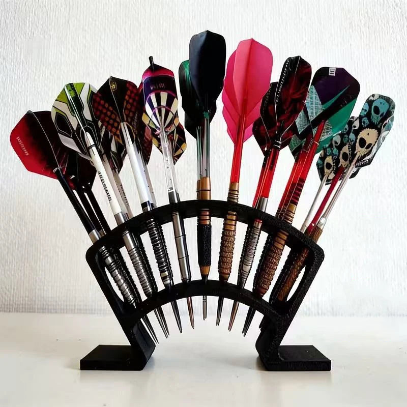 27-Slot Dart Stand | Game Room Dart Holder & Organizer Dart Storage Stand QXL