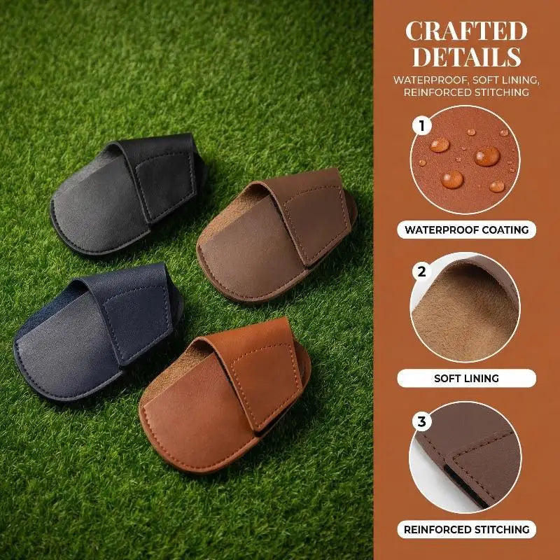 PU Leather Golf Club Head Cover – Iron, Wedge & Putter Golf Head Cover QXL