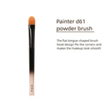 D61 Flat Head Powder & Cream Makeup Brush – Soft Bristle Makeup Brush QXL D61 powder brush