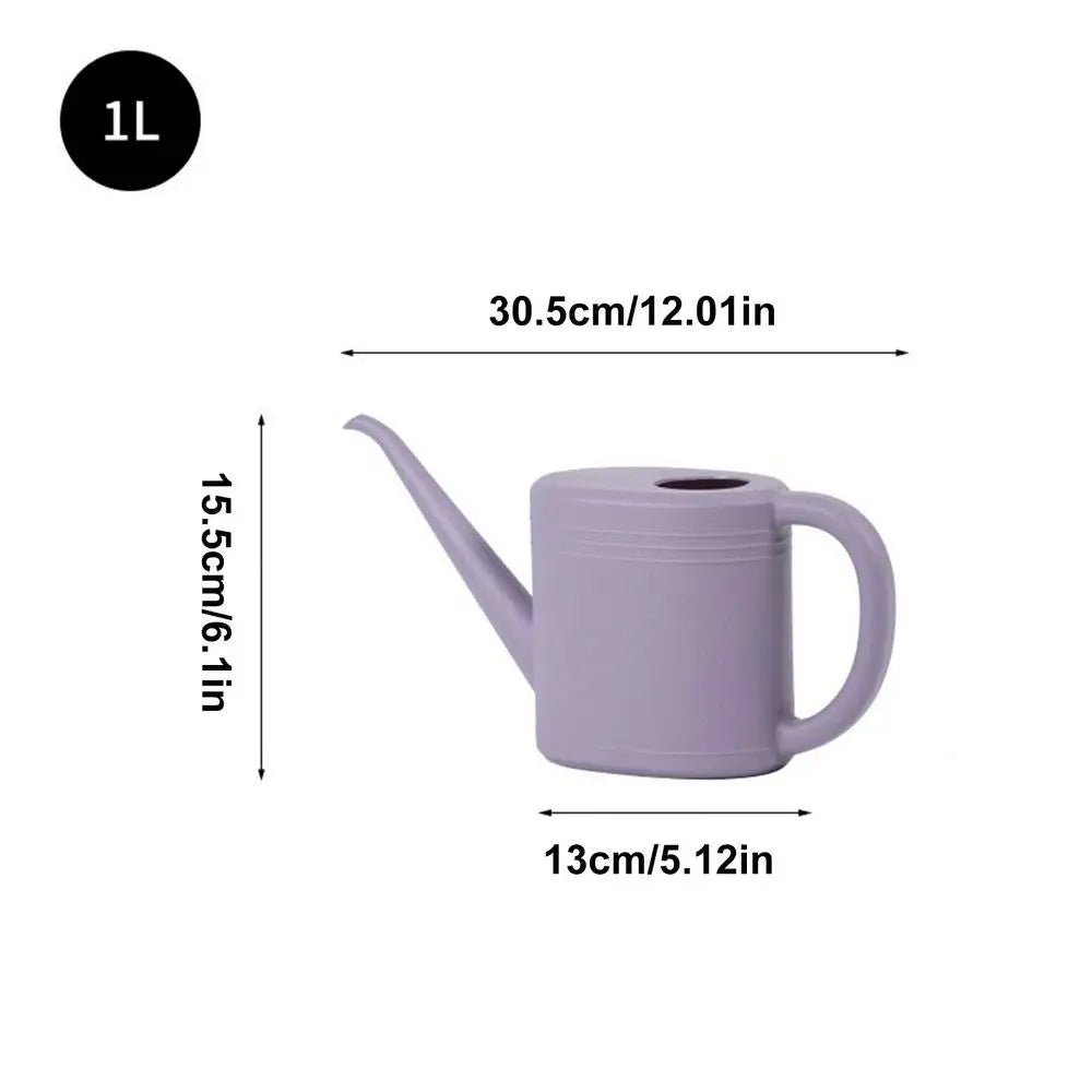 1L Long Spout Indoor Plant Watering Can | Portable & Lightweight Indoor Watering Can QXL Purple