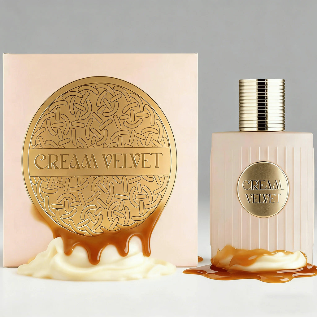 Cream Velvet EDP 3.4 oz | Gourmand Caramel Latte Perfume Spray Eau de Parfum Spray QXL