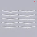 10-Pack RC Airplane Plastic Pin Hinges | 2.5mm & 4.5mm Wing Parts RC Model Hinge QXL B