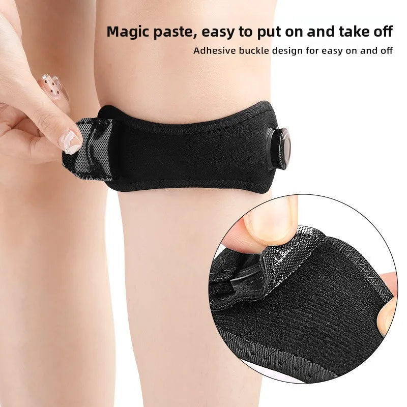 Adjustable Knob Patella Knee Strap | Sports Support Band Knee Support Strap QXL