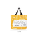 Waterproof PP Woven Reusable Shopping Bag | Large Capacity Reusable Shopping Bag QXL Yellow