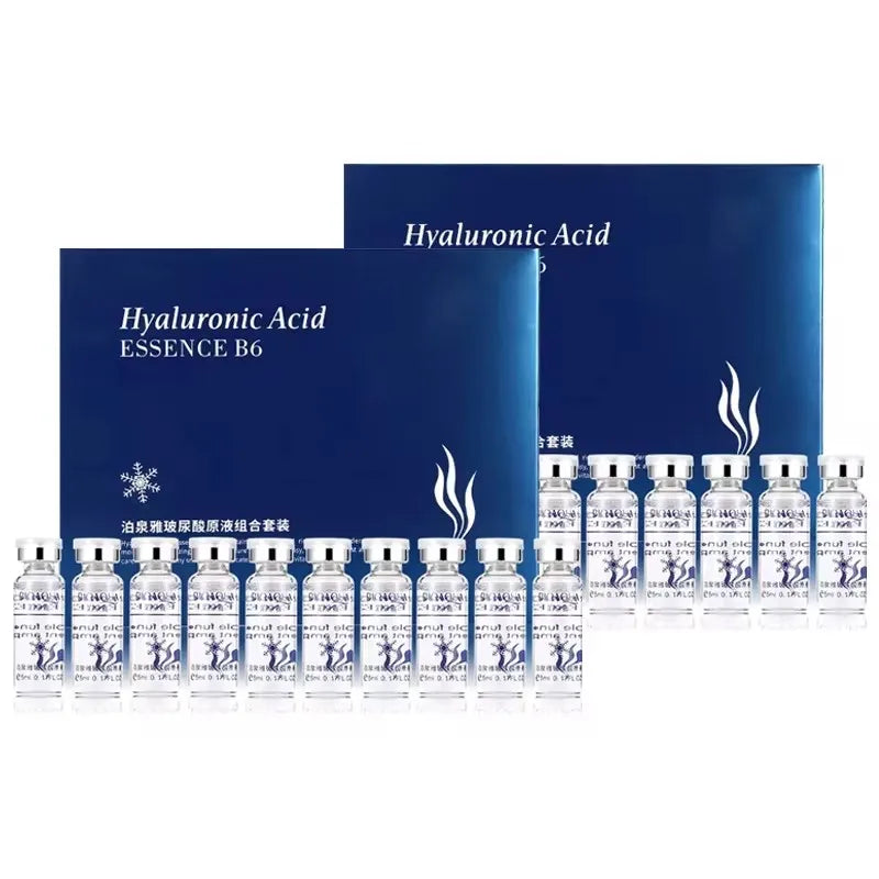 BIOAQUA 20-Pack Hyaluronic Acid Facial Serum – Deep Hydration Facial Serum Set QXL 20pcs(2 boxes)