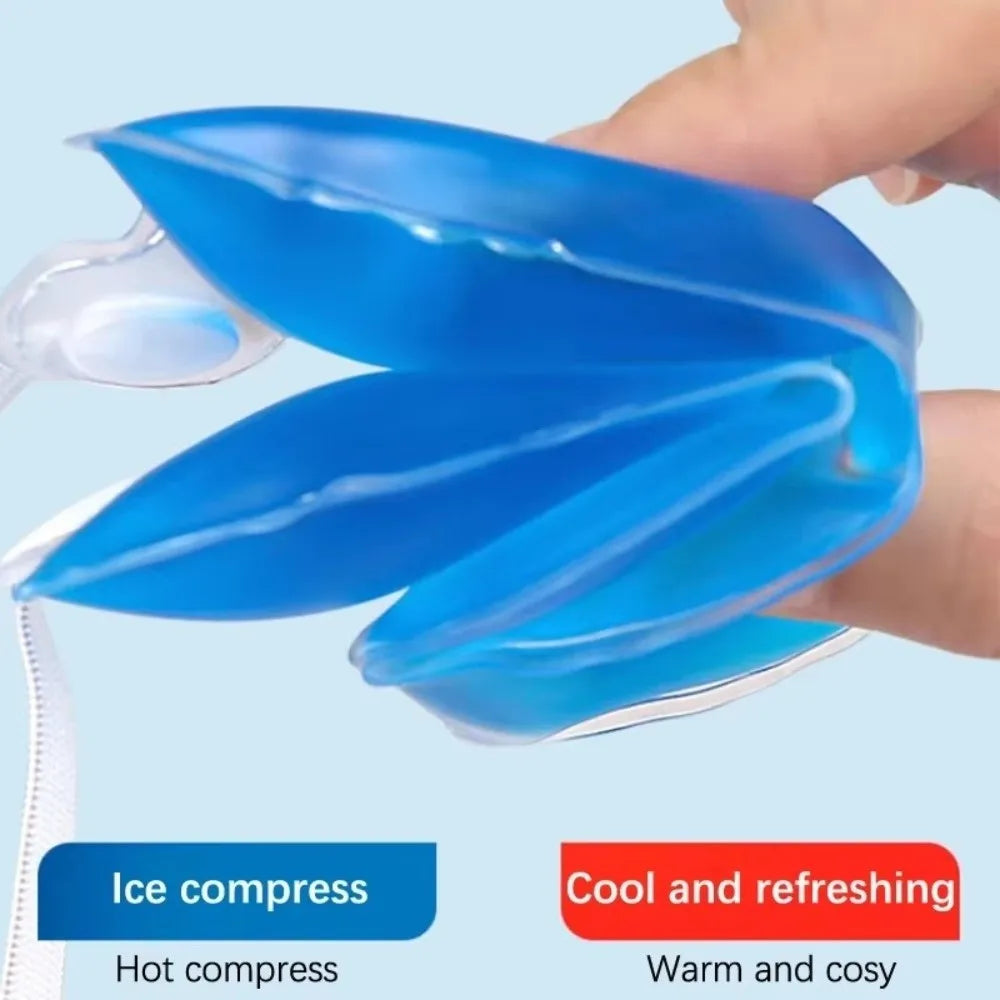 Cooling Gel Eye Mask | Hot & Cold Therapy, Reusable Eye Pad Gel Eye Mask QXL