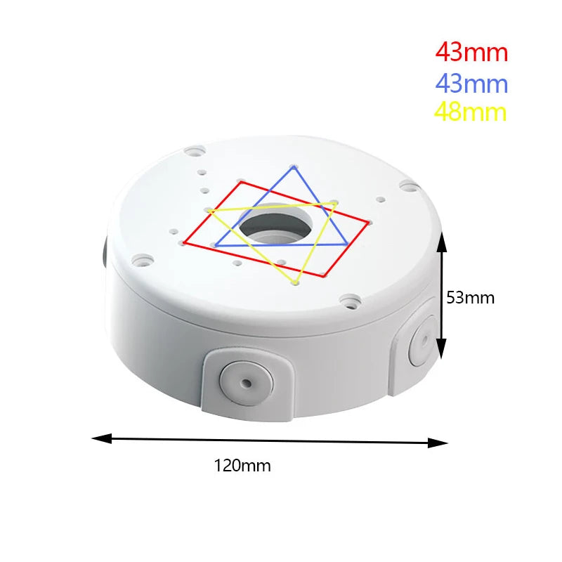 Waterproof Junction Box for CCTV Camera & Dome Brackets Camera Junction Box QXL