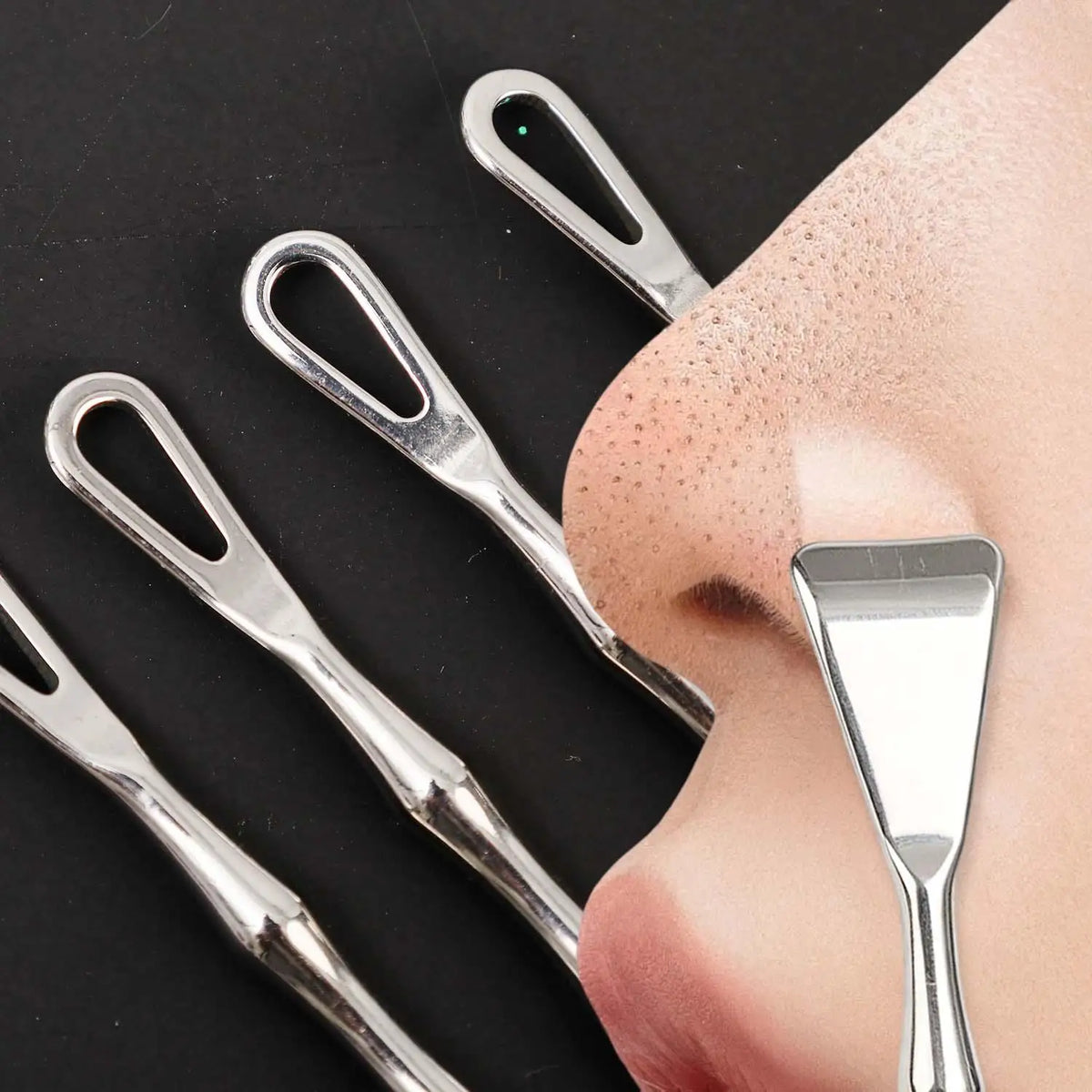 Double-Ended Stainless Steel Blackhead Extractor Tool Blackhead Extractor Tool QXL