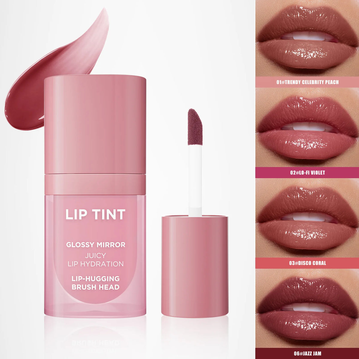 Juicepop Jelly Mirror Lip Gloss | Hydrating Long-Lasting Lip Tint Lip Gloss QXL
