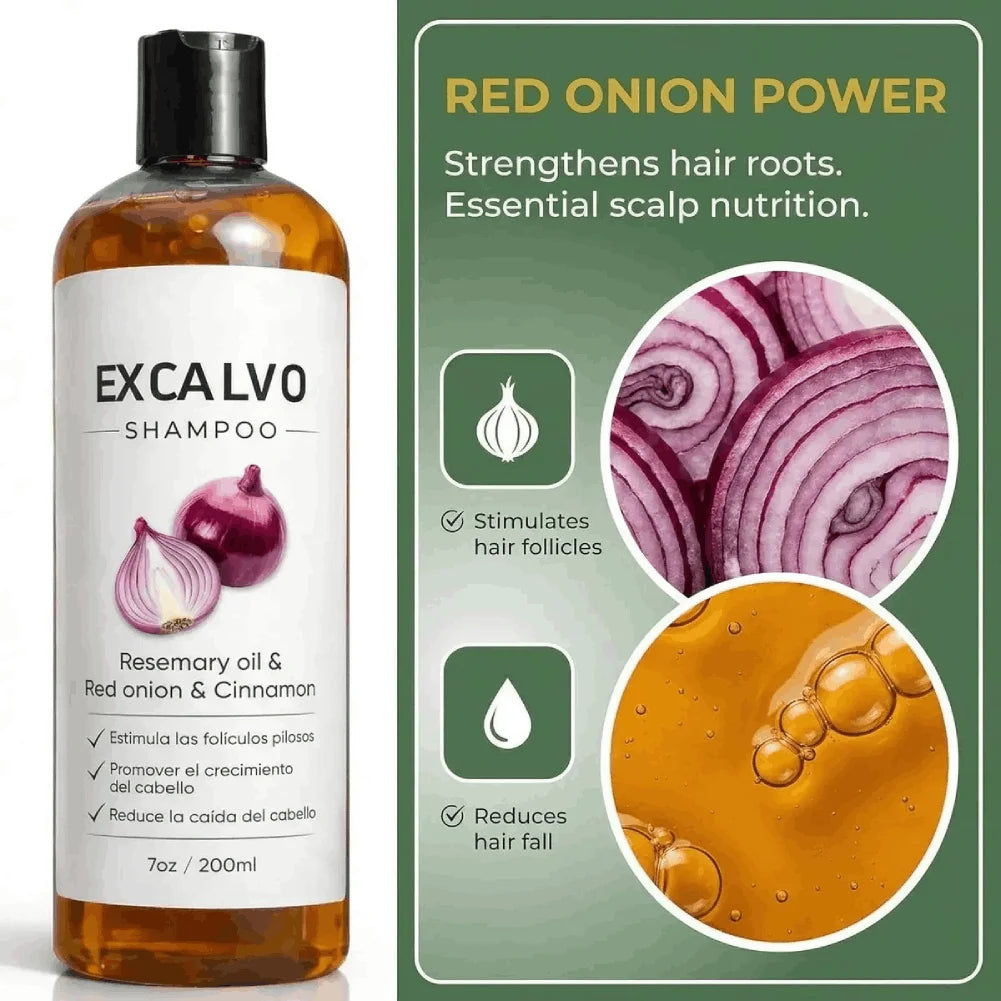 Rosemary & Red Onion Strengthening Shampoo 200ml | Nourishing Nourishing Shampoo QXL