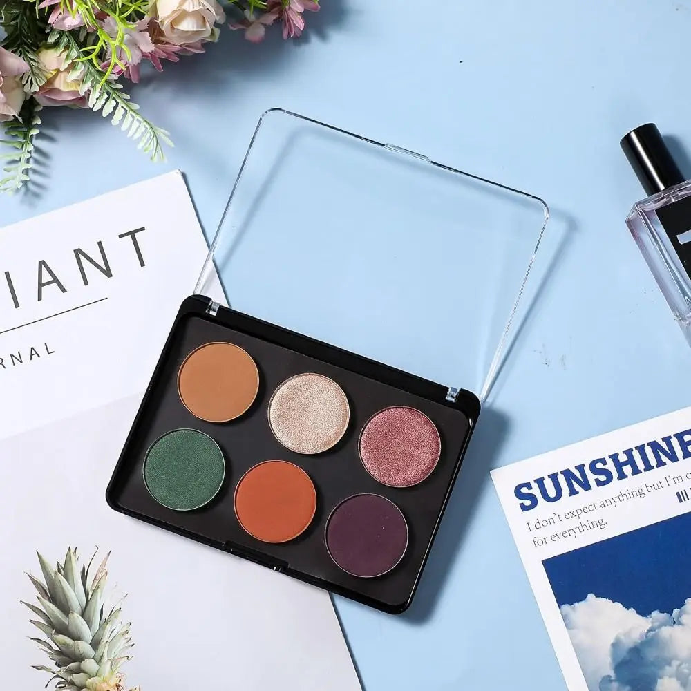 Magnetic Makeup Palette | Frosted Clear Empty Eyeshadow Case Empty Makeup Palette QXL