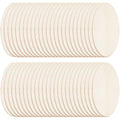 50-Pack Oval Unfinished Beech Wood Discs | Craft Blanks 1.2x2.4" Wood Craft Blanks QXL AECH04-19389