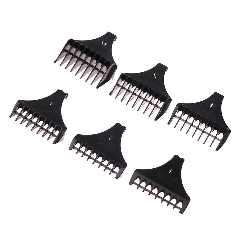 6-Pc Hair Trimmer Guide Comb Set | T-Blade Limit Guards Trimmer Guide Combs QXL