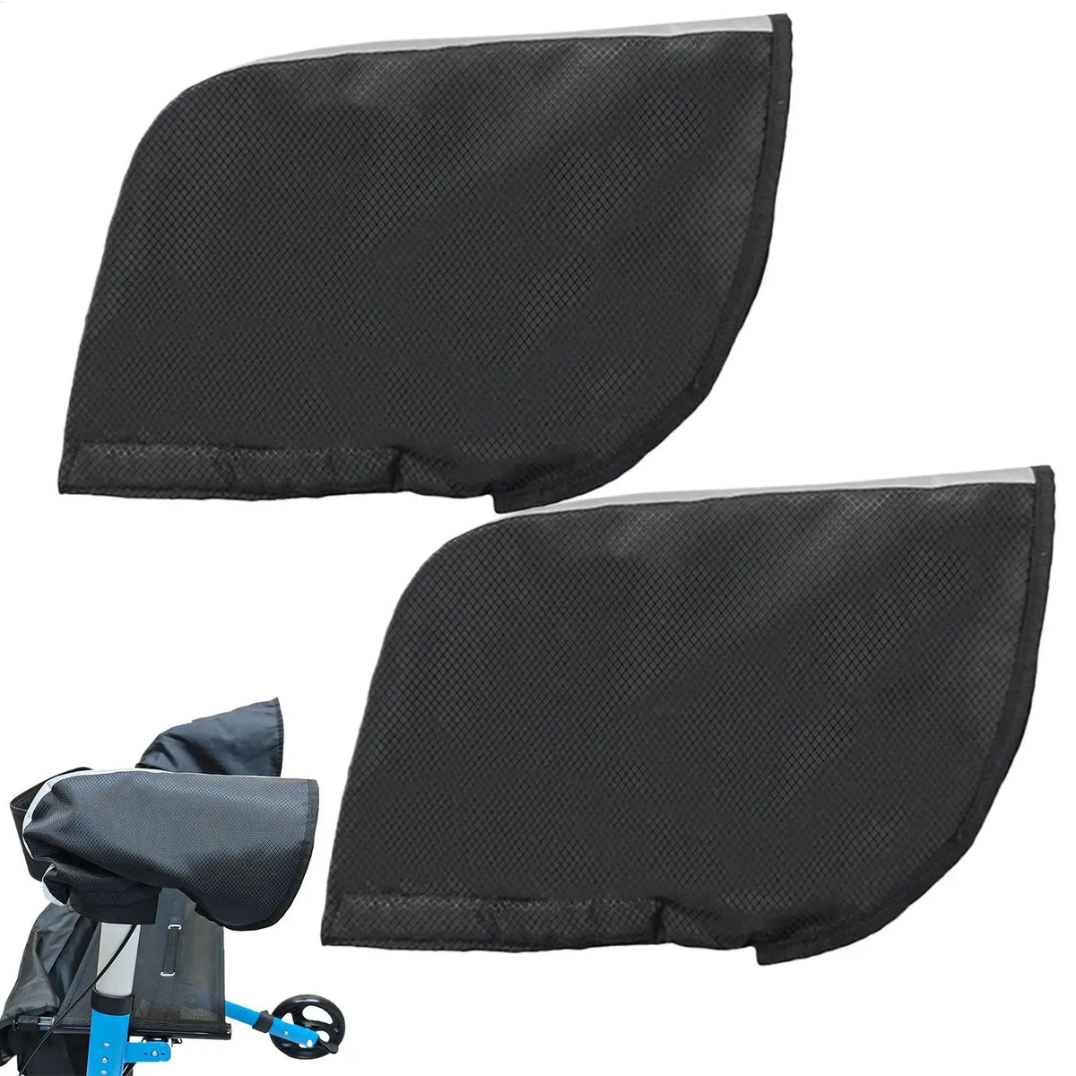 Waterproof Thermal Wheelchair Gloves | Velvet-Lined, Reflective Wheelchair Gloves QXL
