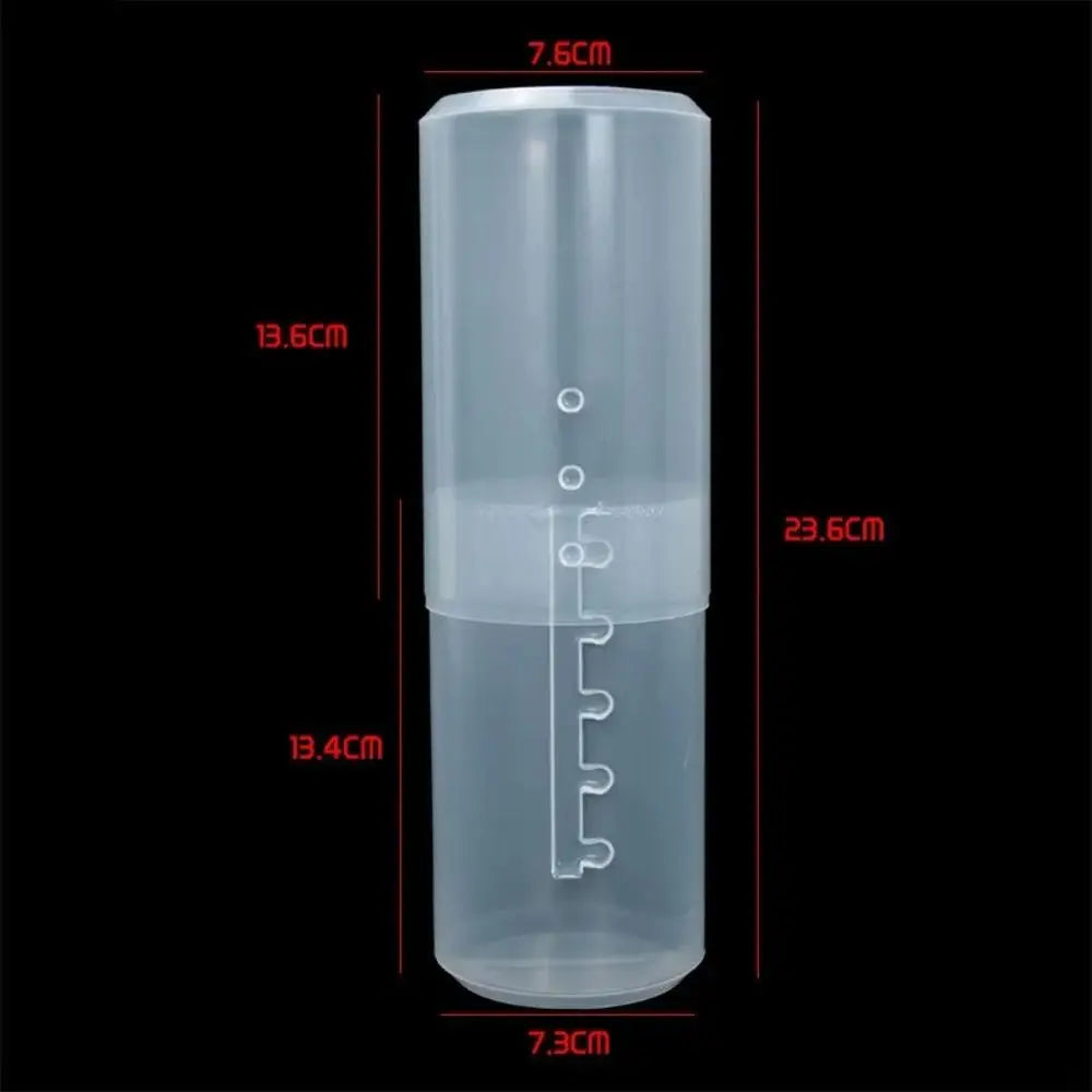 Transparent Makeup Brush Holder – Adjustable Height & Lid Makeup Brush Holder QXL