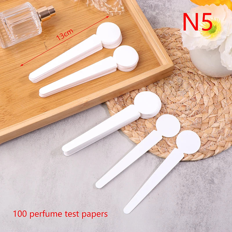 100-Pack Flower Shape Perfume & Essential Oil Test Strips Fragrance Test Strips QXL 5