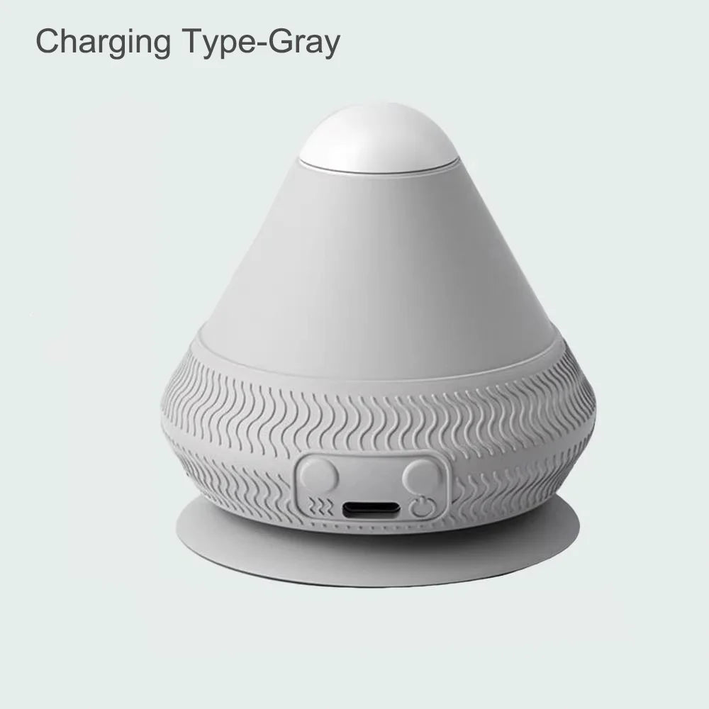 Wall-Mounted Fascia Cone Massager | Back, Arm & Foot Massage Wall Massager QXL Charging Type-Gray
